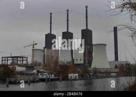 Heizkraftwerk Lichterfelde, Ostpreussendamm, Lichterfelde, Berlin, Deutschland Stockfoto