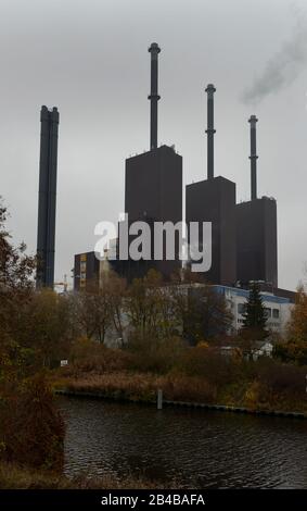 Heizkraftwerk Lichterfelde, Ostpreussendamm, Lichterfelde, Berlin, Deutschland Stockfoto