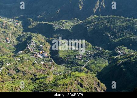 Kap Verde, Insel Santo Antao, das grüne Tal von Ribeira do Paul Stockfoto