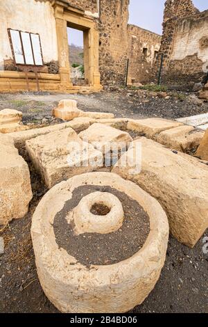 Kap Verde, Santiago Island, Cidade Velha, die erste europäische Siedlung in den Tropen, die 1462 gegründet wurde und zum UNESCO-Weltkulturerbe gehört, Ruinen der Kathedrale Stockfoto