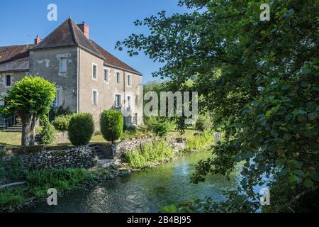 Frankreich, Indre et Loire, Genillé, Priorat von la Bourdillière Stockfoto