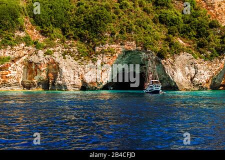 Wunderschöne Landschaften von Korfu, Griechenland Stockfoto