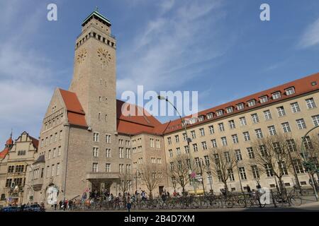 Rathaus Neukölln, Karl-Marx-Straße, Neukölln, Berlin, Deutschland / Neukölln Stockfoto