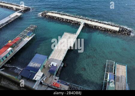 Pontili di Marina Piccola Stockfoto