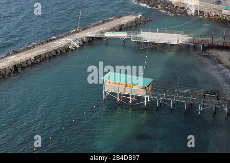 Pontili di Marina Piccola Stockfoto