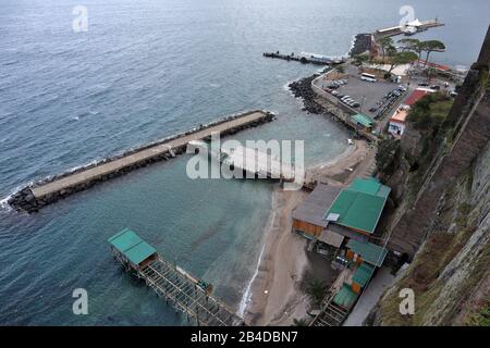 Pontili di Marina Piccola Stockfoto