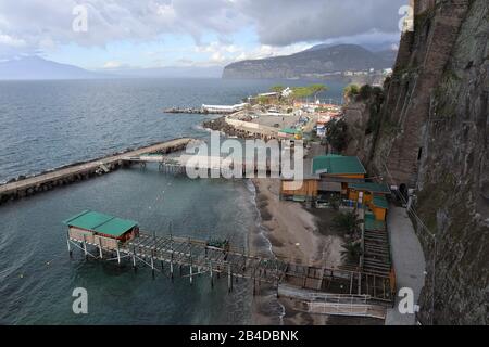 Pontili di Marina Piccola Stockfoto