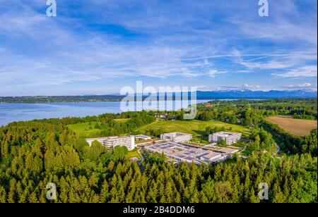 Klinik und schloss Hoehenried am Starnberger See, Oberbayern, Bayern, Deutschland, Europa Stockfoto