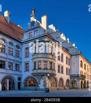 Hofbräuhaus am Platzl, München, Oberbayern, Bayern, Deutschland, Europa Stockfoto