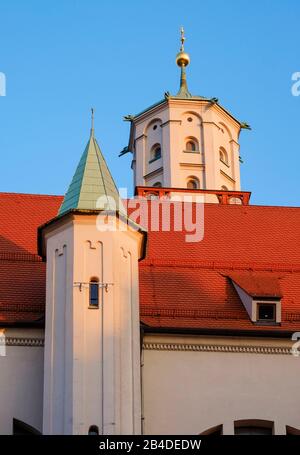 St. Moritzkirche, Augsburg, Schwaben, Bayern, Deutschland Stockfoto