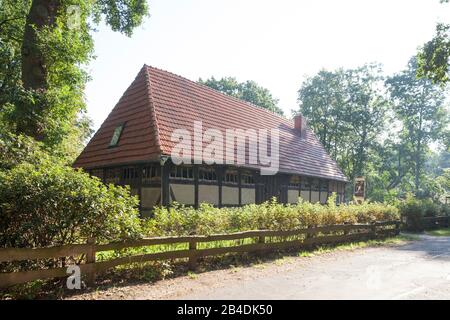 Museum Kaff - Kunst am Fluss, Fischerhude, Niedersachsen, Deutschland, Europa Stockfoto