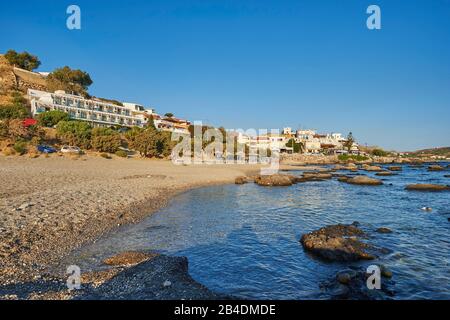 Landschaft von der Küste bei Plakias, Crete, Griechenland Stockfoto