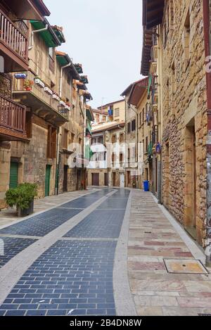 Pasajes San Juan (Pasai Donibane) auf dem Jakobsweg, Baskenland, Spanien Stockfoto