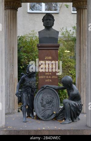 Grab, Johann Friedrich August Borsig, Dorotheenstädtischer Friedhof, Chausseestraße, Mitte, Berlin, Deutschland / Dorotheenstädtischer Stockfoto