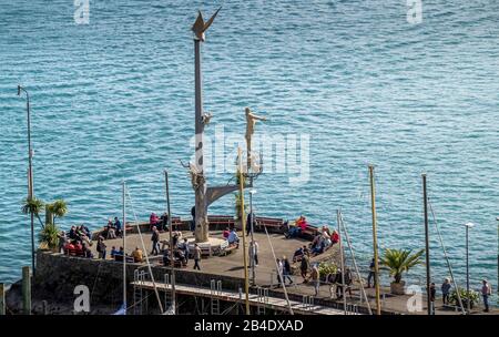 Meersburg, Deutschland - 07. Sept. 2015: Meersburg, eine Stadt im südwestdeutschen Land Baden-Württemberg. Am Ufer des Bodenseeufers (Bodensee), Stockfoto