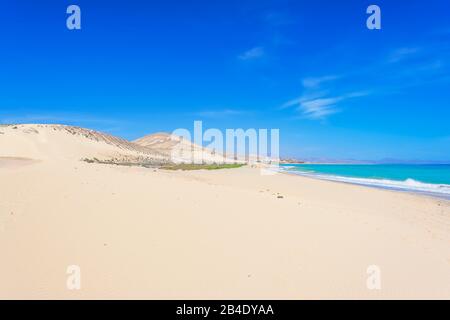 Strand von Sotavento, halbinsel jandia, Fuerteventura, Kanarische Inseln, Spanien Stockfoto