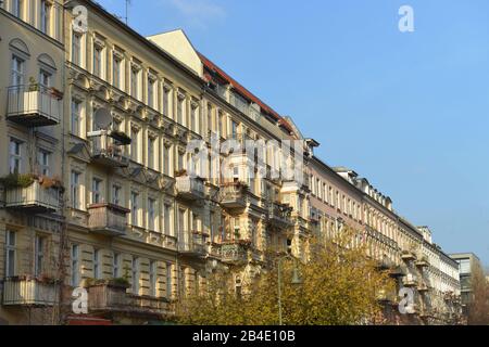 Altbauten, Rykestraße, Prenzlauer Berg, Berlin, Deutschland Stockfoto