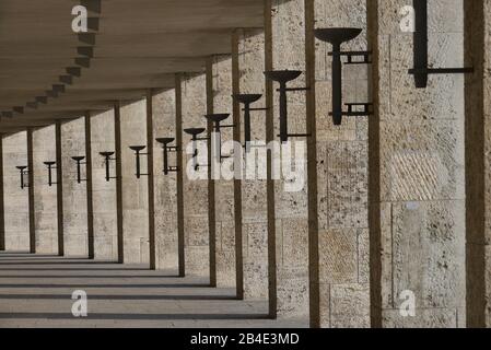 Arkaden, Olympiastadion, Charlottenburg, Berlin, Deutschland Stockfoto