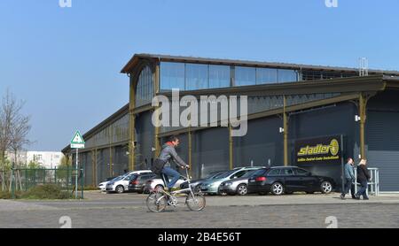 Zweirad Stadler, Rinder-Auktionshalle, Alter Schlachthof, Prenzlauer Berg, Berlin, Deutschland Stockfoto