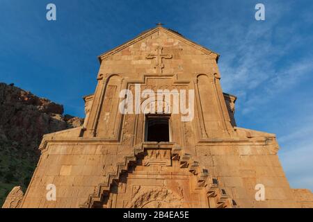 Armenien, Noravank, Kloster Noravank, 12. Jahrhundert, Detail Stockfoto