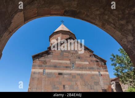 Armenien, Khor Virap, das Kloster Khor Virap, 6. Jahrhundert, surp Astvatsatsin Kirche Stockfoto