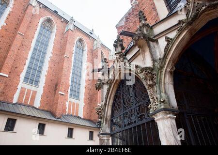 Kirche St. Barbara und Marienbasilika, Altstadt Krakaus, Polen Stockfoto