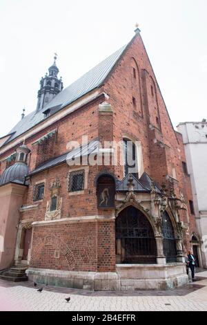 Kirche St. Barbara, Altstadt Krakaus, Polen Stockfoto