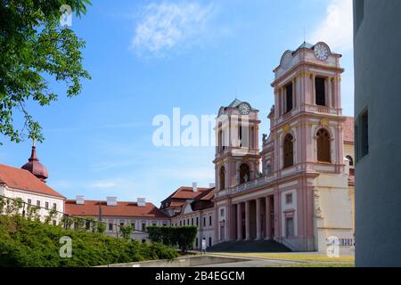 Furth bei Göttweig, Stift Göttweig, Abteikirche und Kloster im Mostviertel, Niederösterreichischen, Österreich Stockfoto