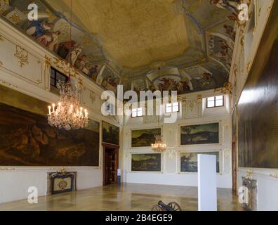 Furth bei Göttweig, Stift Göttweig, Raum im Gebäude Kaisertrakt im Mostviertel, Oberösterreich, Oberösterreich, Österreich Stockfoto