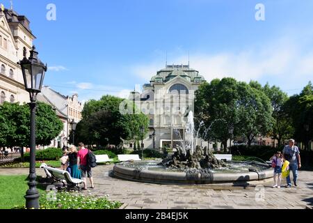 Slowakei, Kosice (Kaschau), Hauptplatz Hlavna, Staatstheater Stockfoto