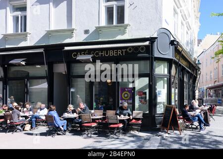 St. Pöten, Café Schubert im Mostviertel, Niederösterreichischen, Österreich Stockfoto