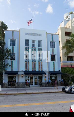 Cavalier Hotel, Ocean Drive, Art Deco District, South Beach, Miami Beach, Miami-Dade County, Florida, USA, Nordamerika Stockfoto