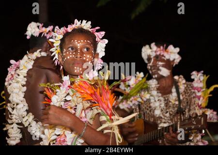 Traditionelle Sing Sing von Kofure, Tufi, Oro Provinz, Papua Neu Guinea Stockfoto