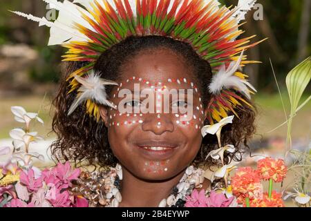 Traditionelle Sing Sing von Kofure, Tufi, Oro Provinz, Papua Neu Guinea Stockfoto