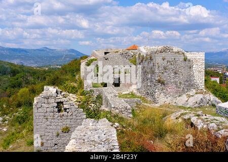 Schloss Bedem, Ruinen von Onogost, Niksic, Montenegro Stockfoto