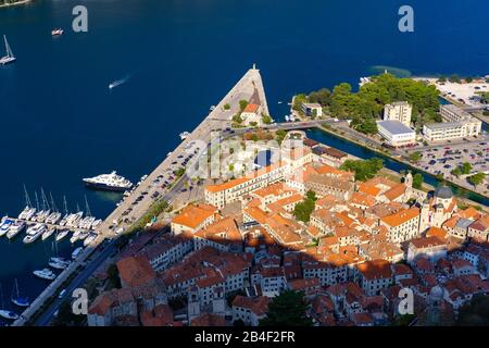 Altstadt von Kotor, Bucht von Kotor, Montenegro Stockfoto