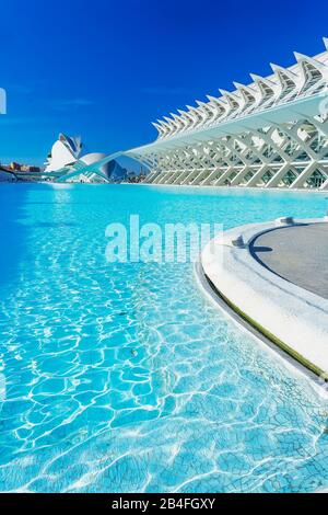 Stadt der Künste und Wissenschaften, Valencia, Comunidad Autonoma de Valencia, Spanien, Europa Stockfoto