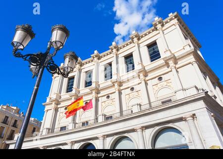 Royal Theater, Plaza de Oriente, Madrid, Spanien, Europa Stockfoto