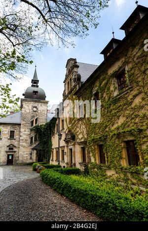 Europa, Polen, Niedermösien, Zamek Kliczkow / Schloss Kliczkow / Schloss Klitschdorf Stockfoto