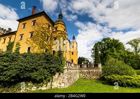 Europa, Polen, Niedermösien, Zamek Kliczkow / Schloss Kliczkow / Schloss Klitschdorf Stockfoto