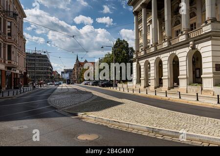 Europa, Polen, Niedermösien, Wroclaw - Oper Stockfoto