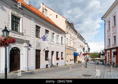 Estland, Tartu, Rathausplatz, Rathaus, Raekoja Stockfoto