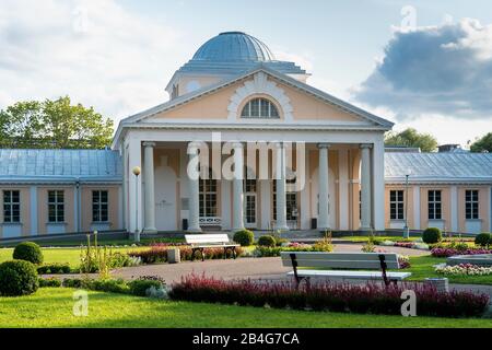 Estland, Pärnu, Sommerkapital, Kurhaus Stockfoto