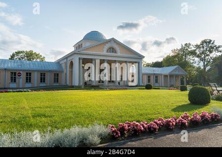 Estland, Pärnu, Sommerkapital, Kurhaus Stockfoto