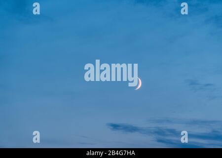 Estland, Tartu, der Mond wachst Stockfoto