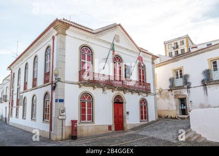 Straßen der alten Touristenstadt Mertola. Portugal Alentejo Stockfoto