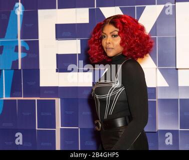 New York, NY - 6. März 2020: Taraji P. Henson besucht den American Express Launch Employee Appreciation Day am Grand Central Terminal Vanderbilt Hall Stockfoto