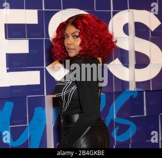 New York, NY - 6. März 2020: Taraji P. Henson besucht den American Express Launch Employee Appreciation Day am Grand Central Terminal Vanderbilt Hall Stockfoto