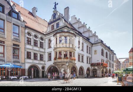 Hofbräuhaus am Platzl, Gastronomie, München, Oberbayern, Bayern, Deutschland, Europa Stockfoto