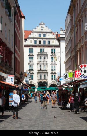 Orlandohaus am Platzl, Gastronomie, München, Oberbayern, Bayern, Deutschland, Europa Stockfoto